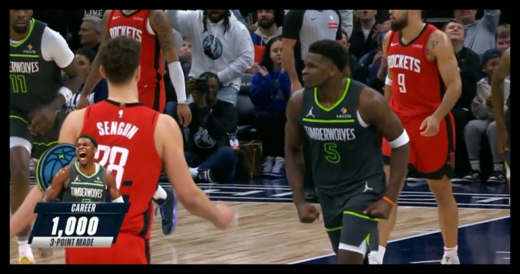  23歲186天！愛(ài)德華茲成NBA歷史上最年輕投進(jìn)1000記三分球員
