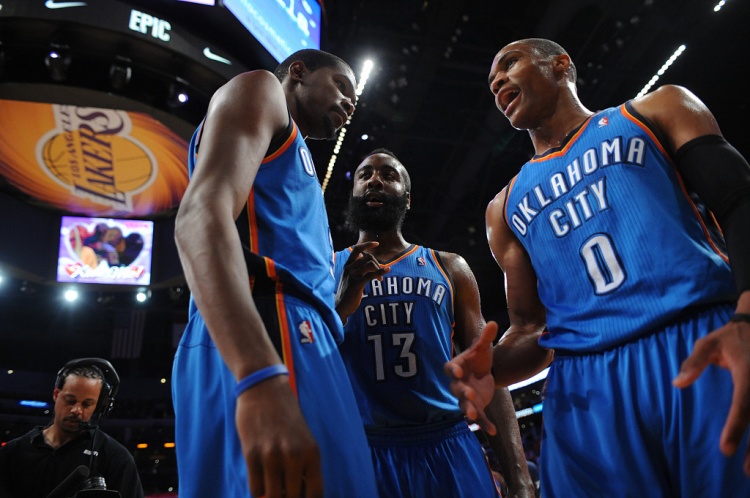  雷霆三少得分全部進(jìn)入歷史前20！他們是NBA歷史最大的如果嗎？
