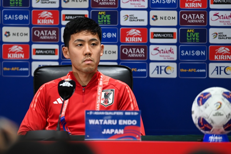  遠藤航：戰巴林全隊上下斗志高昂，希望擊敗他們直通世界杯